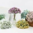 thumbnail image 4 of Ikeay 7-Stem Artificial Baby's Breath Bouquet, White Gypsophila Silk Flowers for Wedding Centerpiece Home Table Decoration Blue, 4 of 9