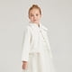 thumbnail image 2 of Elegant Faux Furs Princess Cape For Flower Girls Boleros Coat Wedding Long Sleeves Jackets For Autumn And Winter Dresses White XL, 2 of 5