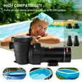 thumbnail image 4 of STAWAY 1.5 HP Swimming Pool Pump - 5280 GPH, ETL Certified, Durable Copper Motor, Ideal for Above Ground Pools, Fast Water Circulation, Easy Cleanup, 4 of 8