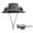 Gray, variant on Bxaolu Fishing Hats with Sunglasses, Wide Brim Sun Hat with 2 Solar Fan, USB & Solar Powered Fishing Hats, Solar Fan Hats UPF 50+ for Camping, Travel (Black)