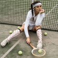 thumbnail image 6 of Naloa Strawberry Thigh High Socks Extra Long Stretchy Sock Women Over Knee High Opaque Stocking Daily Wear, 6 of 6