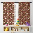 thumbnail image 5 of Blackout Kids Curtains,Red Christmas Ornament Pattern Childrens Insulated Curtains Set Of 2,Bedroom Essentials,Toddler Room Decor 42"x54", 5 of 5