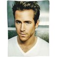 thumbnail image 2 of Ryan Reynolds Throw Blanket Fleece Blanket Soft Cozy Flannel Blanket Lightweight Plush Blanket (3Sizes), 2 of 6
