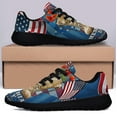 thumbnail image 3 of Memorial Day Veteran Remember and Honor Shoes Sneakers Black Size 8, 3 of 7