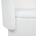 thumbnail image 3 of Noble House 360° Swivel Sofa Chair, Upholstered Accent Seat with Hidden Storage Compartment, Bedroom/Living Room, Beige, 3 of 13