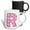 Multicolor, variant on 3drose, Cute Pink on Pink Hearts Monogram Initial S, 11oz Magic Transforming Mug