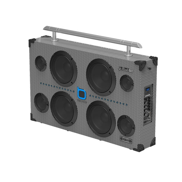 Bumpboxx Bluetooth Boombox Uprock V1s Carbon Fiber Retro Boombox with