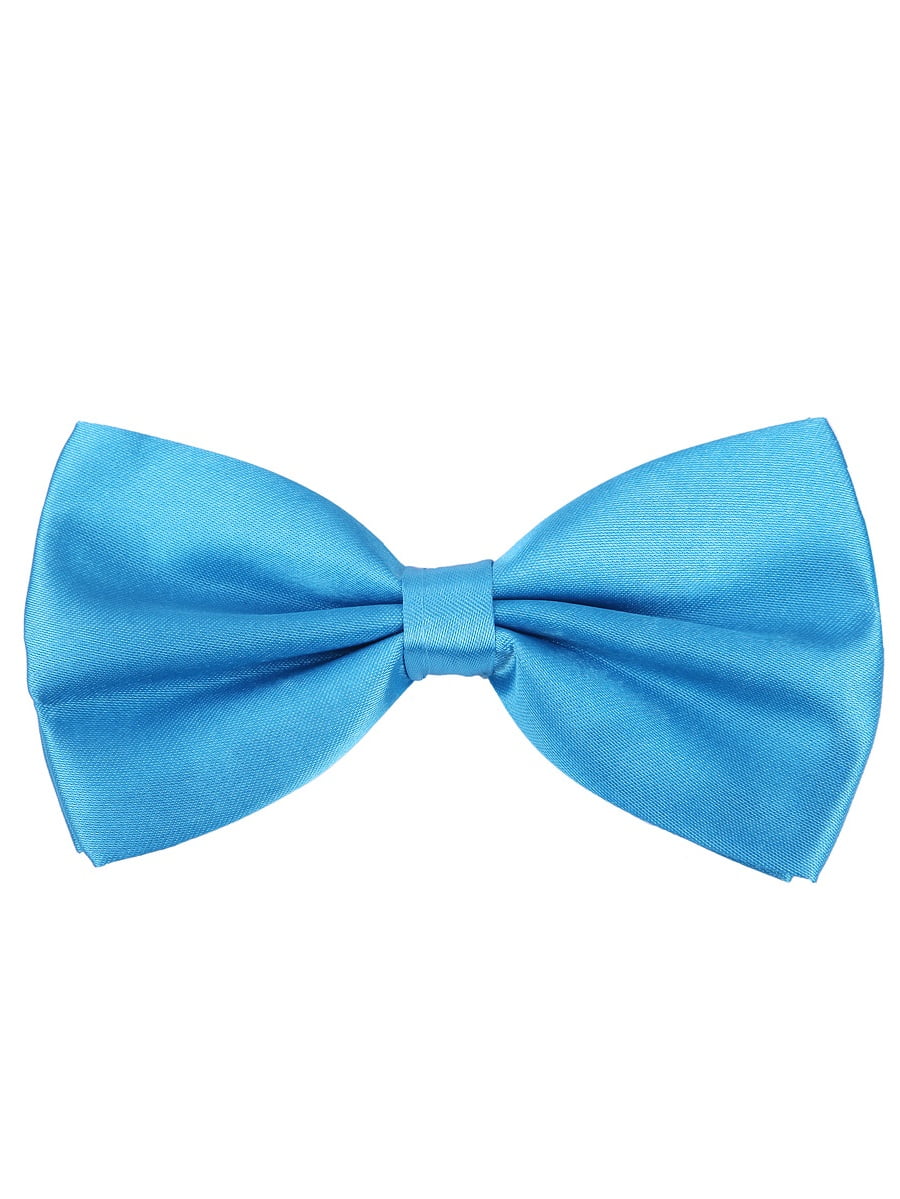 Kids Small Solid Color Adjustable Tuxedo Neck Bowtie Bow Tie