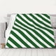 thumbnail image 1 of Manta de rayas piratas verdes y blancas para decoración de habitación, manta de franela para sofá cama de 40 x 30 pulgadas, 1 of 8