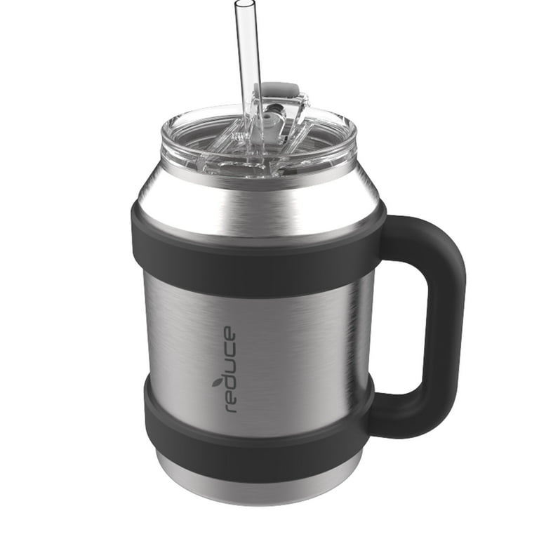 Reduce 32 oz Mug Tumbler, Stainless Steel with Handle Keeps Drinks Col