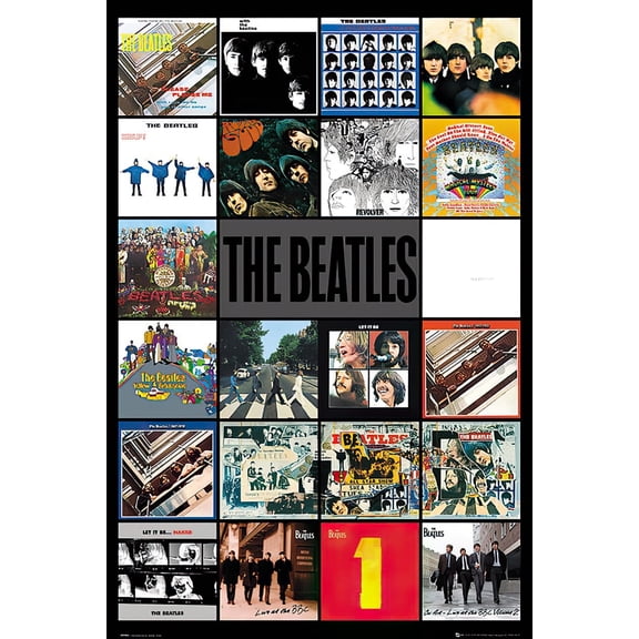 The Beatles - Music Poster / Print (Album Covers) (Size: 24" X 36")