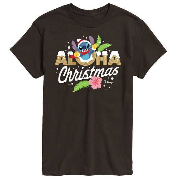 Lilo & Stitch - Aloha Christmas - Men's Short Sleeve Graphic T-Shirt