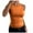 Orange, variant on HAJGJP Lightweight Camisoles For Hot Weather Women's Strap Tank Top Sexy Trim Backless Vest Summer Going Out Tops Yellow,XXL