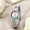 Silver Belt gradient plate, variant on Fashion Steel Belt Small Square Women's Watch Ins Simple Temperament Quartz Watch