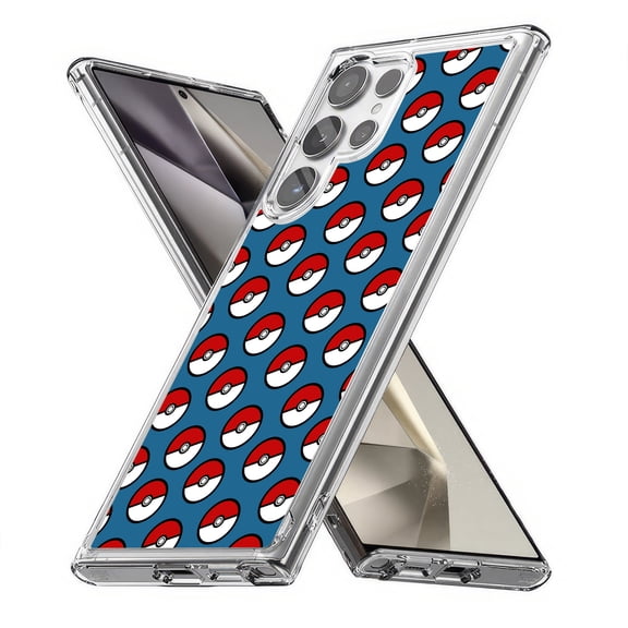TalkingCase Slim Fit Phone Case Compatible for Samsung Galaxy S24 Ultra(Not S24, S24 Plus), Monster Ball Print, Lightweight,Flexible, USA Print