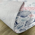thumbnail image 5 of Ambesonne Adventure Place Mats Set of 4, Underwater Naval Wildlife, Standard Size, Navy Blue Dark Coral, 5 of 6