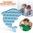 thumbnail image 3 of Delfines Alivio de silicona Estrés Autismo Burbuja Sensorial Autismo Juguete de escritorio JShteea libre de BPA, 3 of 8
