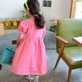 thumbnail image 3 of CNKOO Robe Coréenne Douce à Manches Bouffantes Couleur Unie, 3 of 7