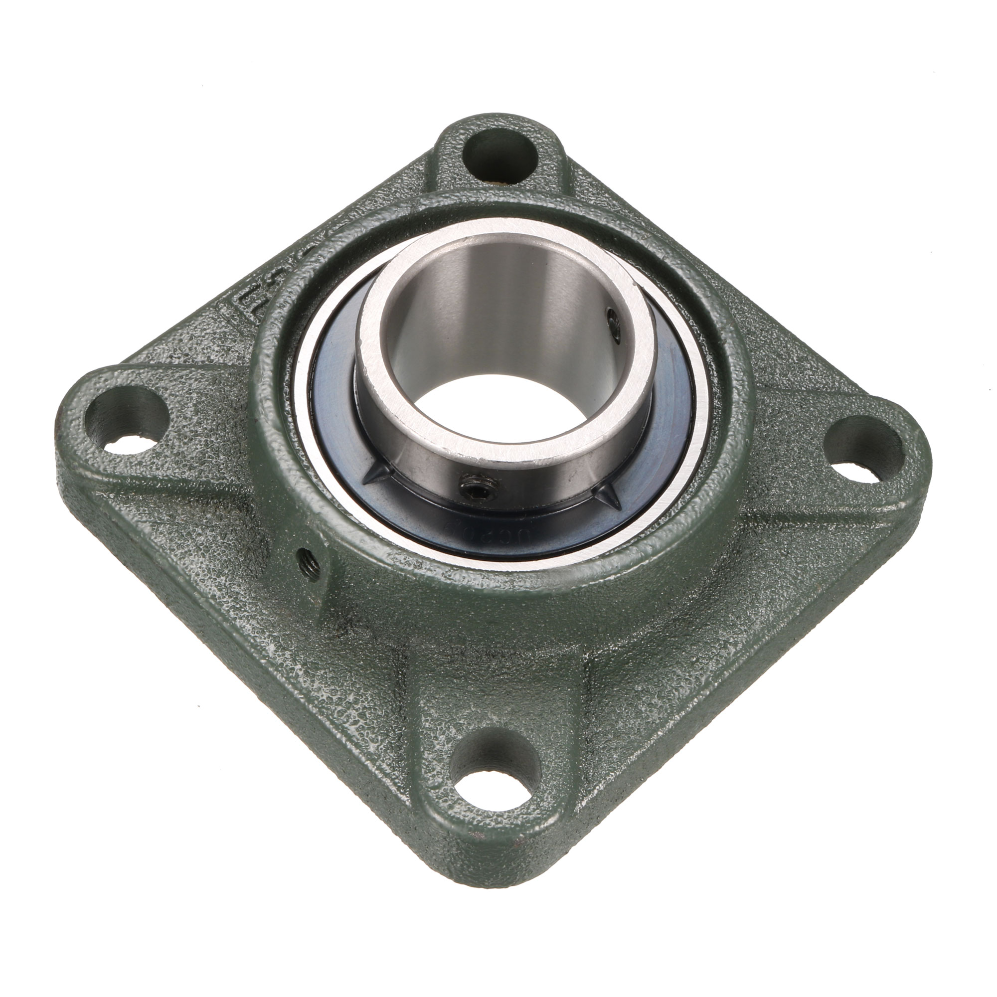 UCF209 Square Flanged Pillow Block Bearing 45mm Bore Diameter Cast Iron