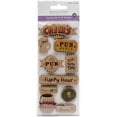 thumbnail image 2 of MultiCraft Kraft Paper Elements Stickers, 2 of 2