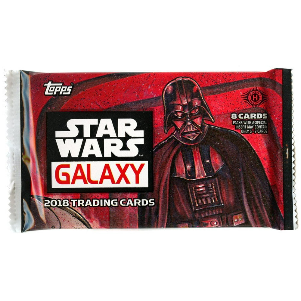 2018 Star Wars Galaxy Trading Card HOBBY Pack - Walmart.com - Walmart.com