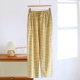 thumbnail image 2 of yillto Womens Cotton Plaid Pajamas Pant Lounge Sleepwear Pants with Pockets Lightweight Pjs Bottoms, 2 of 3
