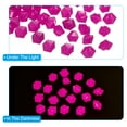 thumbnail image 4 of Uxcell 200Pack Glow Rocks 10-15mm Glow Pebbles Decoration in the Dark Luminous Stones Decor DIY Decorative Purple, 4 of 6