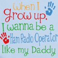 thumbnail image 2 of CafePress - Ham Radio Operator Like Daddy Infant Bodysuit - Baby Light Bodysuit, Size Newborn - 24 Months, 2 of 4