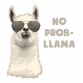 thumbnail image 3 of CafePress - No Problem Llama T Shirt - Men's Classic Cotton T-Shirts, 3 of 3