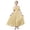 6Yellow18, variant on WERYOUNG Girl's Formal Dresses Halter Neck Sleeveless Partywear Dress Chiffon Long Dresses Wedding Gown Holiday Party Fashionable 7-8 Years