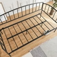 Metal Daybed Frame Heavy Duty Metal Slats Sofa Bed Platform Mattress