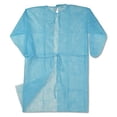 thumbnail image 2 of Isolation Gown, Spun-Bonded Polypropylene, Blue, 50 Pcs, 2 of 4