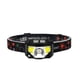 thumbnail image 1 of Faro LED NQ 1200 lúmenes recargable luz blanca y roja sensor de movimiento a prueba de agua 8 modos camping running ciclismo pesca, 1 of 4