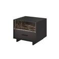 thumbnail image 3 of ACME Dayle Nightstand in Faux Marble & Espresso, 3 of 3