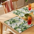 thumbnail image 4 of Spring Flower Placemats Set of 2, Campanula Isophylla Non-Slip Place Mats Washable Table Mats for Kitchen Dining Table Decorations Indoor/Outdoor, 4 of 9