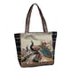 thumbnail image 3 of Bolso de Hombro de Lona Bordado para Mujer Gran Capacidad Moda Femenina Bolso de Viaje Informal Bolso con Cremallera Monedero Tote para Trabajo Fiesta Yinane Monedero de hombro, 3 of 8