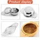 thumbnail image 4 of Coladores de té, 2 piezas, coladores de té pequeños de malla fina con tazón, infusores de té suelto de acero inoxidable, filtro de té con extensor de doble ala para té suelto, 4 of 7