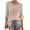 Khaki Tops for Women, variant on safuny Women's Trendy Loose Knitted Sweater Clearance Solid Tops Long Sleeve Tees Round Neck Shirts Bust Pocket Vintage Clothing 2024 Fashion Summer Khaki L