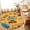 Orange, variant on Entryway Rug 2'x3', Blue Yellow Cartoon Truck Kitchen Runner Rugs Non-Slip Carpet Mats, Cute Engineering Vehicle Bedside Rugs Runners Washable Floor Carpet for Bathroom Laundry Room