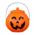 thumbnail image 2 of Halloween Portable Jack O Lantern Bucket Reusable Pumpkin Storage Pail Fall Holiday Candy Holder Indoor Outdoor Seasonal Party Yard Home Decor Supplies, 2 of 6