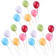 thumbnail image 2 of Dytern Balloon 18pcs Colorful Balloon Cupcake Toppers Cake Picks Birthday Cake Decoration, 2 of 11