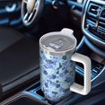 thumbnail image 6 of Camouflage 40oz Tumbler– Stainless Steel Insulated Tumbler with Handle and Straw, Large Capacity Travel Cup for Hot & Cold Drinks, 6 of 6