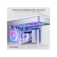 thumbnail image 5 of Phanteks Glacier One 360D30 X2 AIO Liquid CPU Cooler, Evolv X2-Design Cap Design, 3x Performance D30-120 D-RGB Fans, for Intel LGA 1851, 1700, 1200, 115x and AMD AM4/AM5 sockets, White, 5 of 6