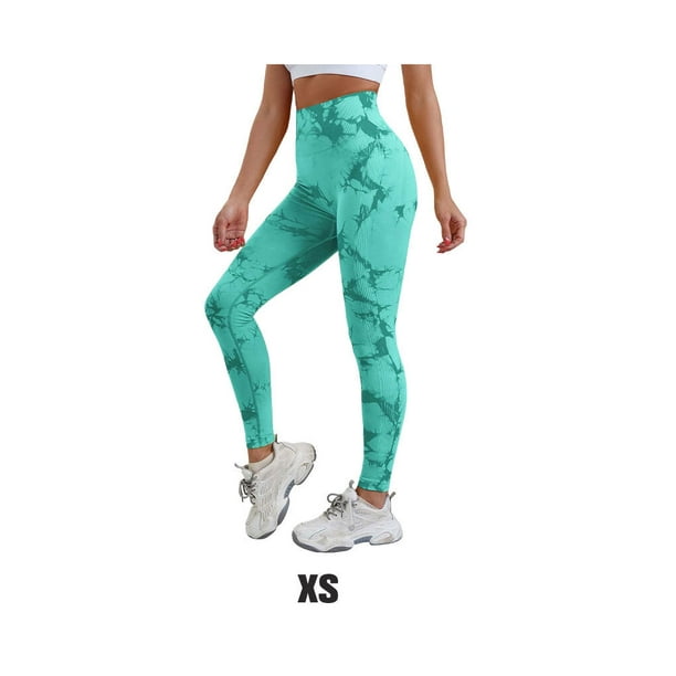 Women Butt Leggings Gym Tie Dye Push Daily Tights for Up Hip Lift High  Waist Sports Sweatpants Tights for Jogging Running Cycling Yoga Green XS 