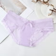 thumbnail image 4 of Sngxgn Women's Cool Breathable Comfort Cotton Brief(Purple,L), 4 of 5