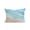 Blue Beige, variant on 1 Pack Outdoor Throw Pillow, Turquoise Waves Coastal Waterproof Pillow with Insert Included, Seaside Summer Beach Ocean Decorative Accent Cushion Sofa Pillows for Patio Porch, 16 x 16 In