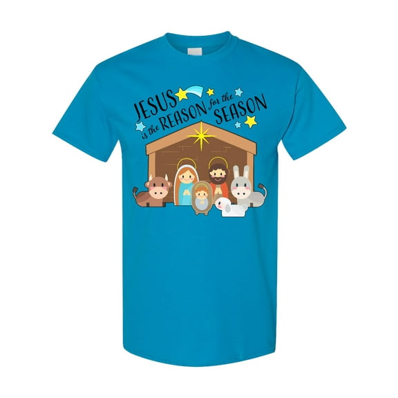 Inktastic Jesus is the Reason for the Season Christmas Nativity T-Shirt
