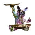 thumbnail image 5 of yotijay Colorful Dog Statue Key Holder Tray 8.6x8.6x9inch Handmade Cosmetic Tray C, 5 of 9