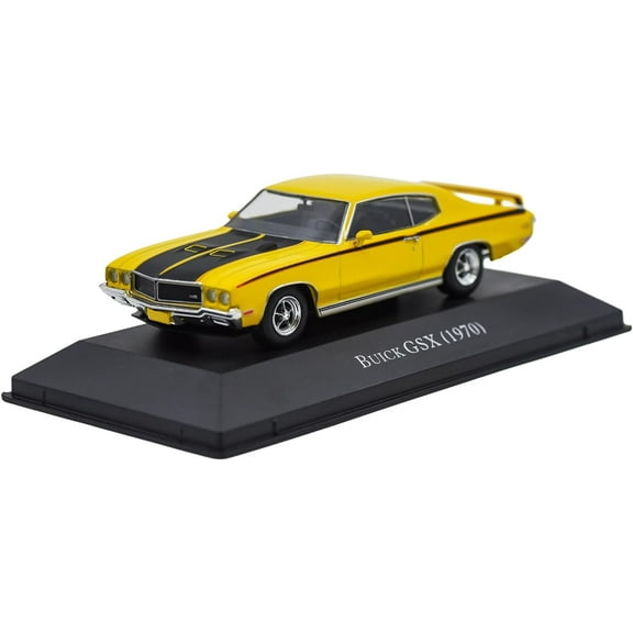 Classic 1:43 American Buick GSX 1970 Diecast Car - Collectible Legendary Vintage Model with Display Case & Precisely Crafted for True Collectors