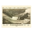 thumbnail image 6 of HISTORIX 1882 Niagara Falls New York Map Vintage Poster Wall Art Print, 18 x 24 Inch, 6 of 8